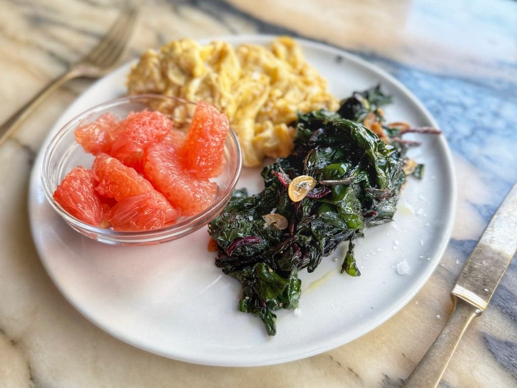 Sautéed Beet Greens