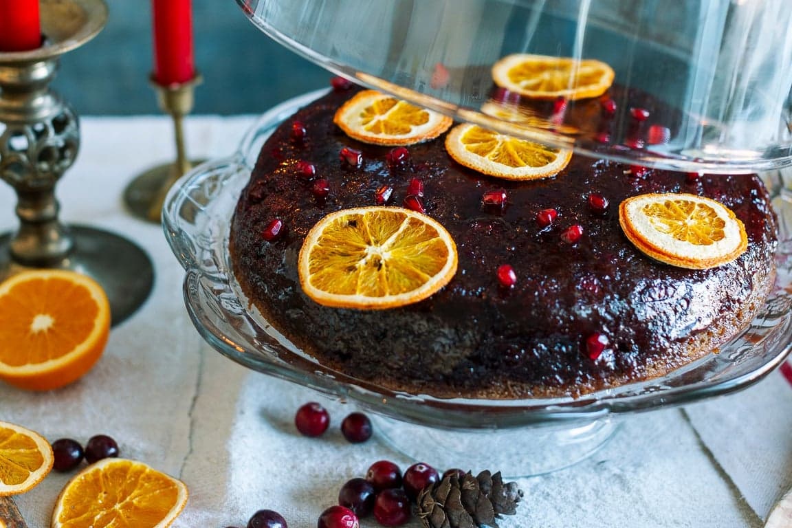 Cranberry Upside-Down Cake