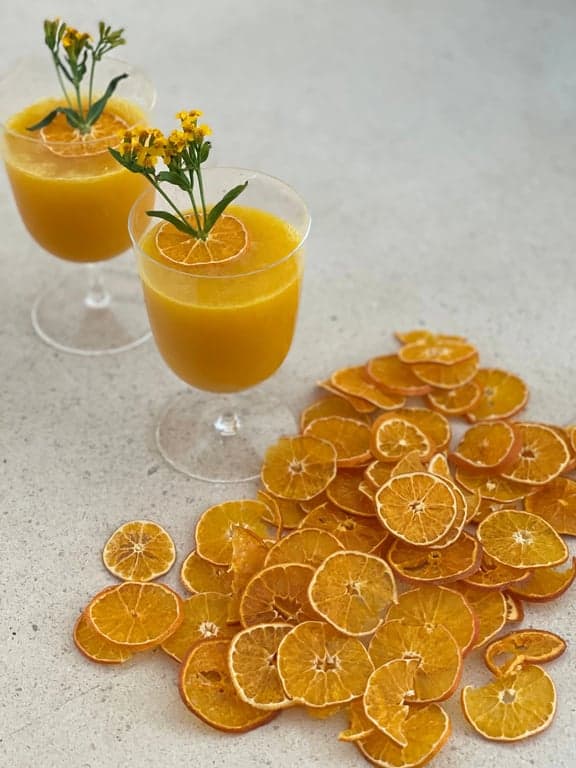 Turmeric Tangerine Mocktail or Cocktail