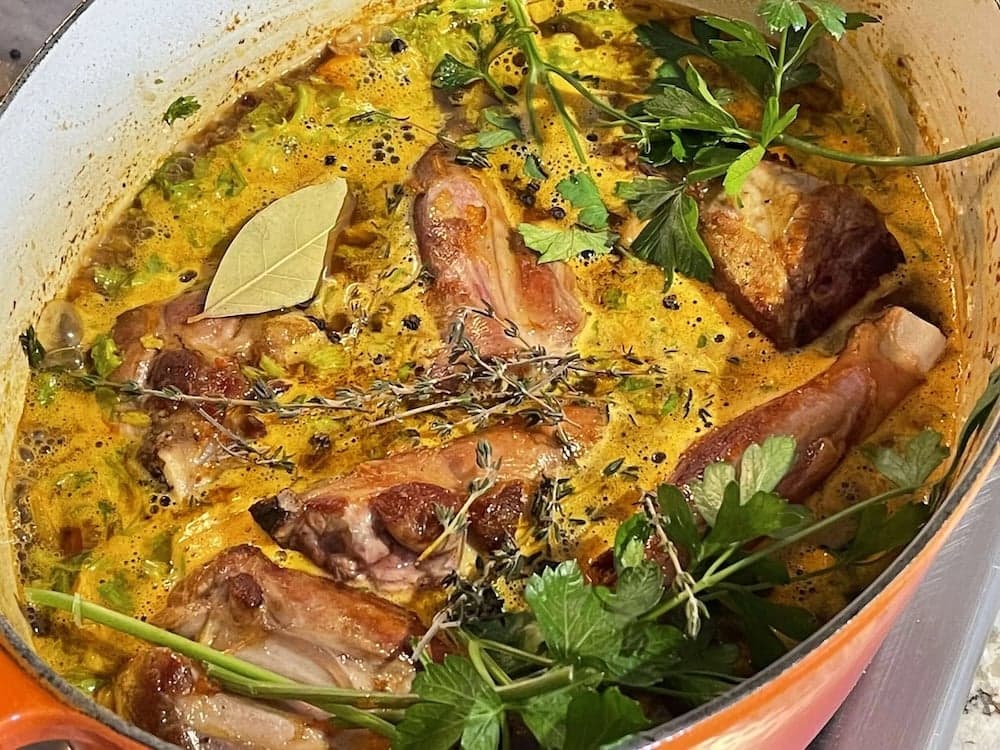 Beer-Braised Lamb Shanks